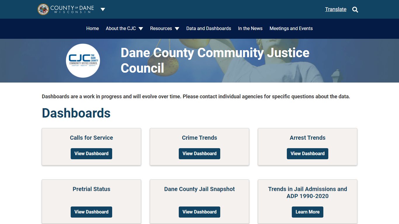 Data and Dashboards - Dane County, Wisconsin